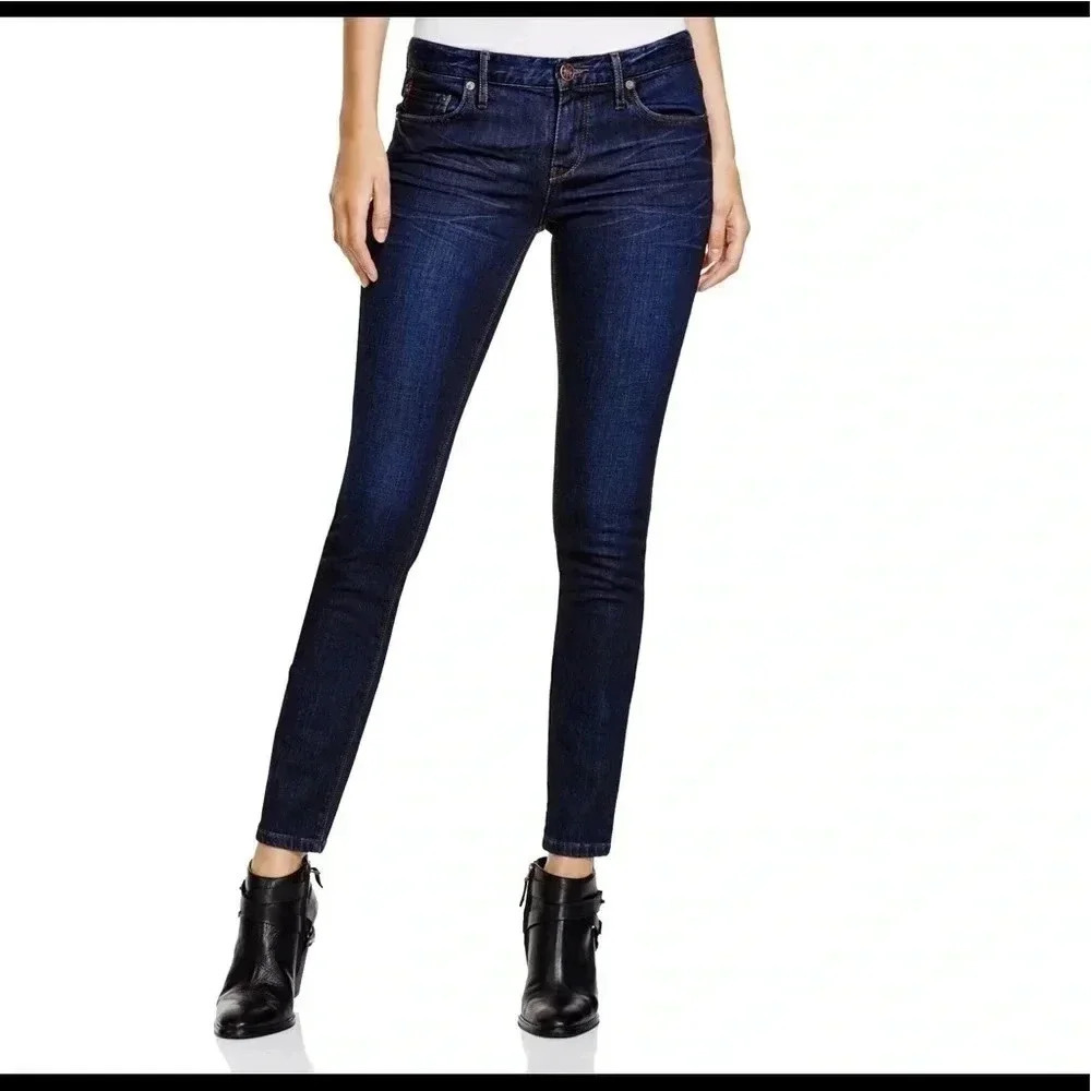 Free People Skinny Jeans Sz 27 Dark Rinse